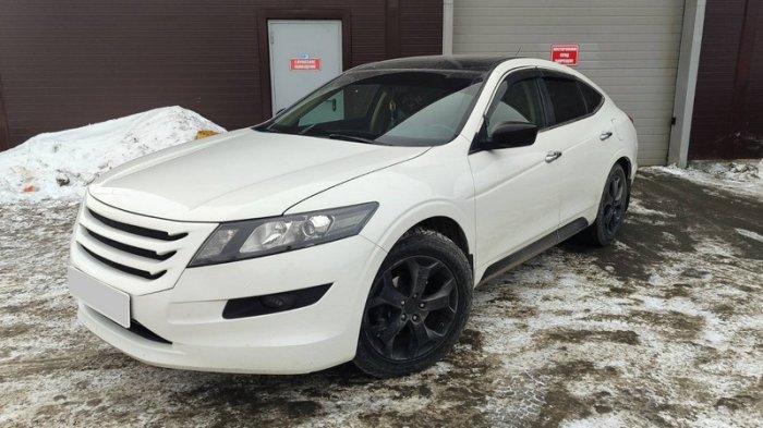 Установка ГБО на Honda Crosstour 2010 г., ГБО 4 поколения, пропан Landi Renzo (Италия), двигатель 3.5л. 6 цилиндров